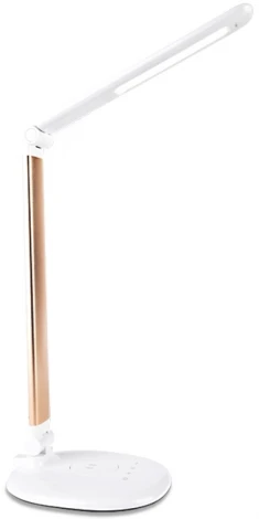 Офисная настольная лампа с беспроводным ЗУ Ambrella Desk DE525 (LED, 220V, диммер, сенсорный выключатель)
