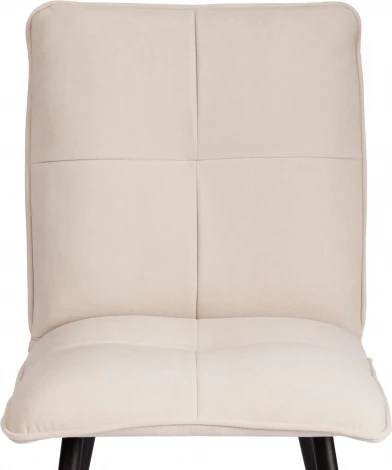 Стул обеденный Sweet Tetchair (Флок/Молочный,Черный) арт.24815