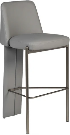 Стул барный серый 54,5*47*101см Garda Decor арт.58DB-19307