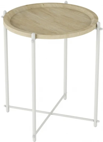 Стол журнальный Калифорния Кнуд Дуб санремо/Белый от фабрики Калифорния