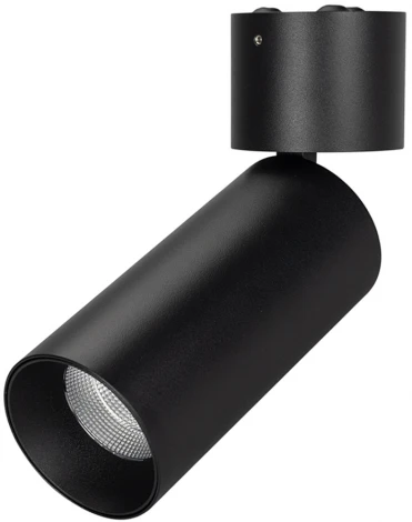 Светильник SP-POLO-SURFACE-FLAP-R65-8W Day4000 (BK-BK, 40 deg) (IP20 Металл) 027524