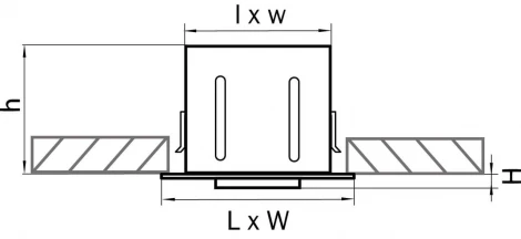 Встраиваемый точечный светильник Lightstar Cardano 214028 (220V)