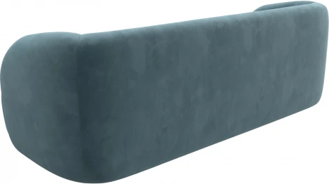 Диван прямой Лига-041 (Бирюзовый/Велюр) Лига Диванов арт.122200