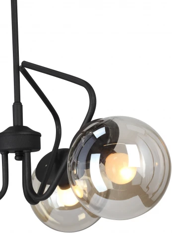 Потолочная люстра на штанге Vitaluce V4715-1/3PL (220V, шарики)