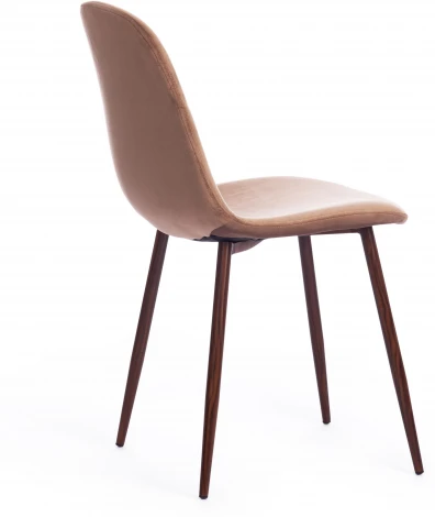 Стул BREEZE (mod. 4724) / 2 шт. в упаковке Tetchair (Вельвет,Металл/Коричневый,Орех) арт.24464