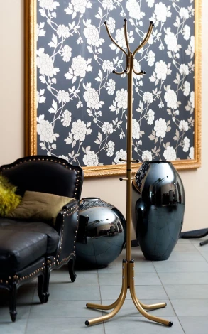 Вешалка напольная М 10 золото от фабрики Mebelik