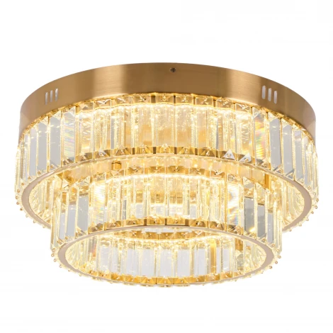 Потолочная люстра светодиодная MyFar Irina MR2011-2CL (220V, хрусталь)