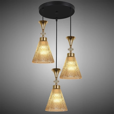 Подвесной светильник Reluce 02005-0.9-03 AMBER (220V, на проводе)