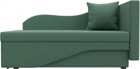 Кушетка Гармония правая (Зеленый/Рогожка) Лига Диванов арт.125298