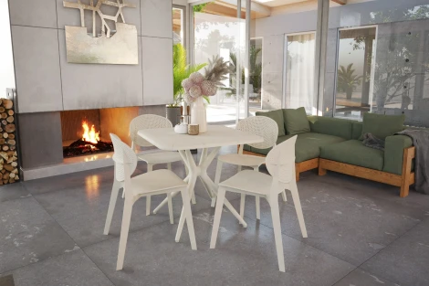 Стул Sheffilton SHT-S111-P бежевый/бежевый от фабрики Sheffilton