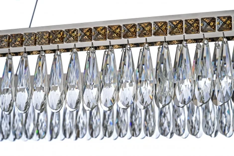 Подвесной светильник светодиодный хрусталь Dio D'Arte Acciano Acciano L 1.5.100x30.100 N