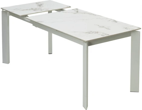 Стол CORNER 120 GLOSS GOLDEN JADE SOLID CERAMIC / WHITE, ®DISAUR