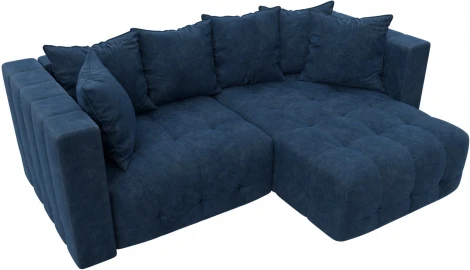 Диван угловой Лига-052 НПБ угол универсальный Лига Диванов (Велюр) арт.128811