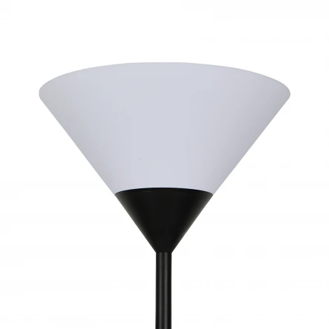 Торшер под лампу Е27 и Е14, 2х60W. Черный/Белый Uniel UML-T520 E27+E14 BLACK/WHITE