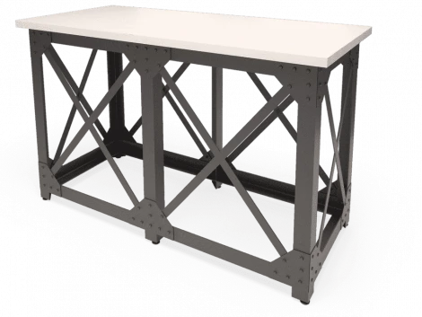 Барный стол Лофт N Дуб беленый шпон