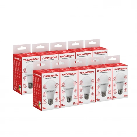 Лампочка светодиодная белая груша E27 11W Thomson A60 TH-B2005