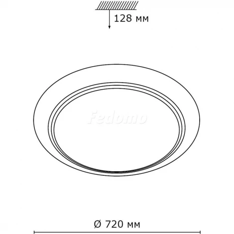 Потолочный светильник Sonex Elle 2042/ML