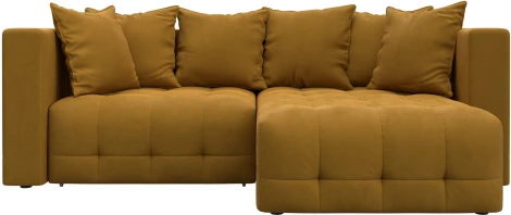 Диван угловой Лига-052 НПБ угол универсальный Лига Диванов (Велюр) арт.128808