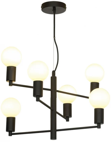 Подвесная люстра ярусная Lussole Huron LSP-8156-W (220V, на тросе, IP21)