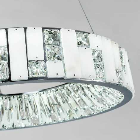 Подвесная люстра светодиодная с регулировкой цветовой температуры Modelux MODELUX ML.6988.600P CR