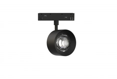 Трековый светильник магнитный, светодиодный, с радужной линзой 10W 48V Φ81*93, 3000К, черный Lumker SY-LINK SY-LINK-BL-10-RBW
