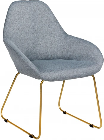 Стул R-Home Kent Грей/Линк Золото