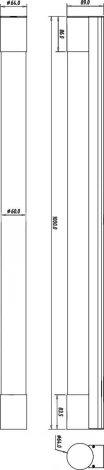 Настенный светильник линейный IP44 светодиодный для зеркала Deko-Light Aquarii 687094