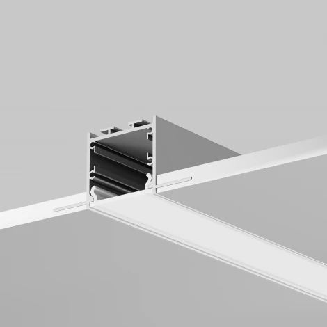 Алюминиевый профиль встраиваемый скрытого монтажа 72x36 серебро 2 м Maytoni Led Strip 636010