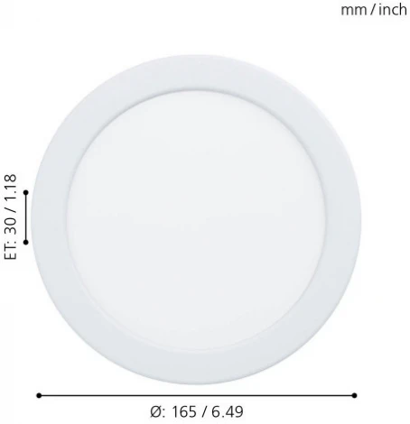 Встраиваемый точечный светильник Eglo Fueva 5 99192 (LED, 220V, круглые)