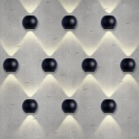 Светодиодная архитектурная подсветка черный Elektrostandard Diver 1566 TECHNO LED (220V, шар, IP54)