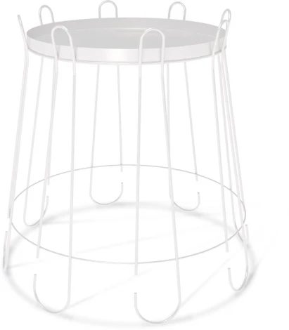 Столик журнальный SHT-CT6 белый муар Sheffilton 4592222801