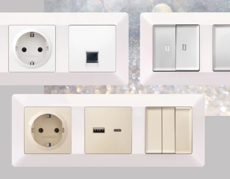 Рамка Ambrella Volt ALFA Line (Жемчуг) 2-ая AF110202