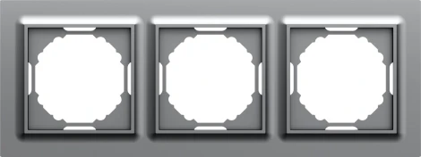 Рамка 3-я, Wave матовый серый Donel A07 DEW21340