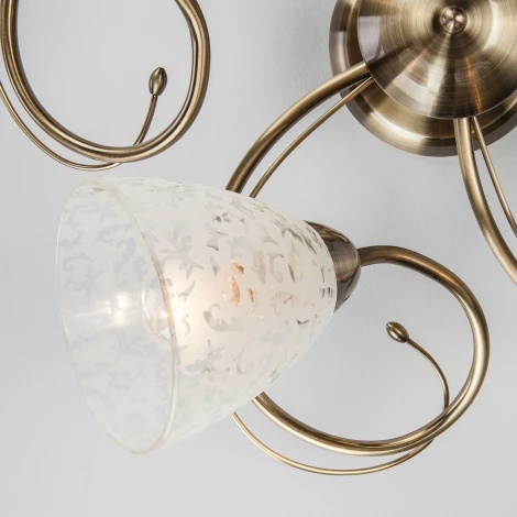 Потолочная люстра Eurosvet Natalie 30130/5 античная бронза