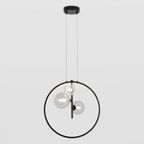 Подвесной светильник Lussole Lancaster LSP-7089 (LED, 220V, на проводе, шарики, кольцо, IP21)