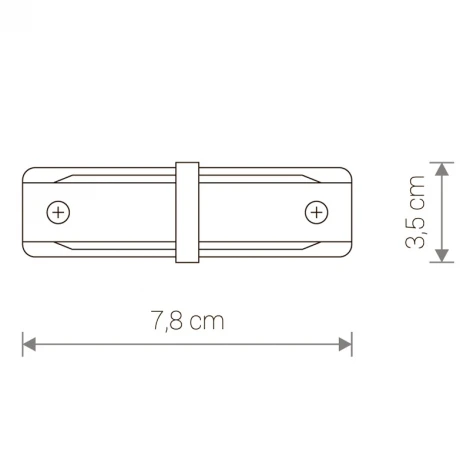 Коннектор Nowodvorski Profile Straight Connector 9454 (220V)