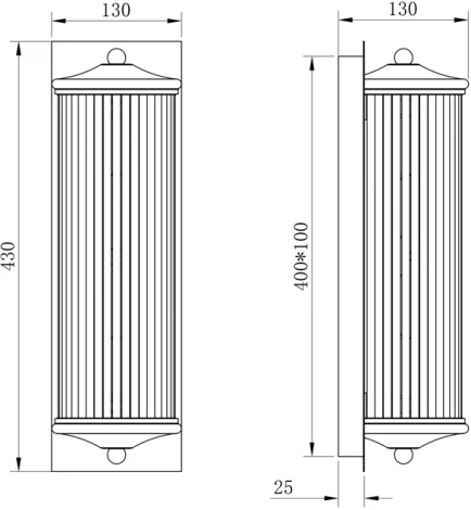 Бра Garda Decor K2KG0604W-1 (220V)