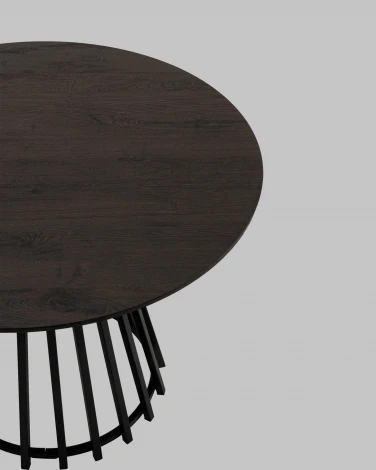 Стол обеденный Stool Group Daphne 100*75 см темное дерево арт.УТ000041367