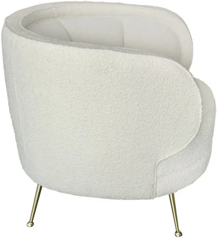 Кресло Garda Decor ZW-852 WH (Хром/Белый)