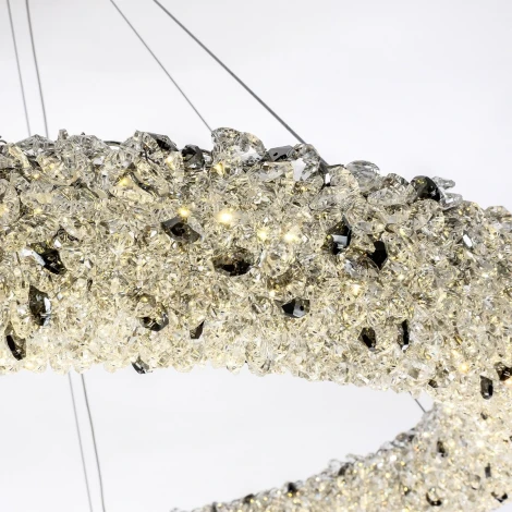 Подвесной светильник светодиодный хрустальный с регулировкой цветовой температуры и яркости Modelux MODESTYLE MS.6000.800 CR