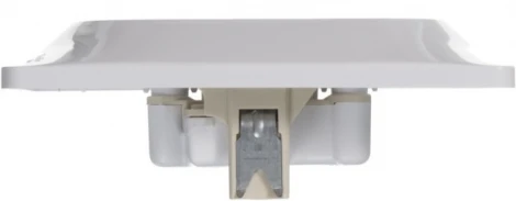 Розетка встраиваемая двойная без заземления (белый) Systeme Electric Glossa GSL000120