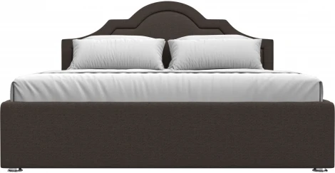 Кровать интерьерная Афина 160 (Коричневый/Рогожка) Лига Диванов арт.123044