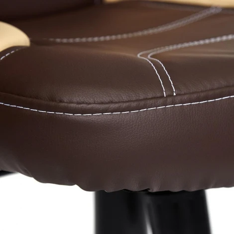 Кресло TWISTER кож/зам, коричневый/бежевый, 36-36/36-34 Tetchair 5551
