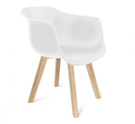 Стул Sheffilton SHT-ST31/S183 Белый/прозрачный лак 9604099001