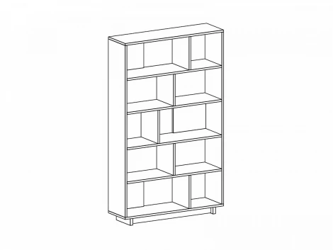 Стеллаж Line ОГОГО 564257 (дуб корбридж)