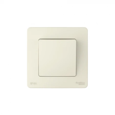 Переключатель одноклавишный (молочный) Systeme Electric BLNVS410602
