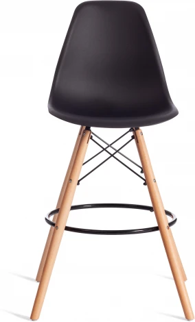 Стул барный Cindy Bar Chair (mod. 80-1) / 1 шт. в упаковке (Дерево бук,Металл,Пластик /Черный)