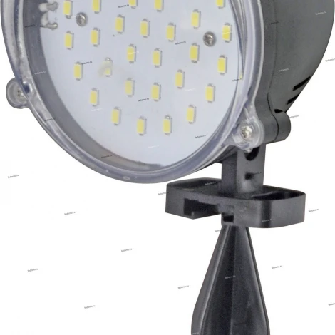 Прожектор грунтовый уличный светодиодный Horoz Safran, 1 плафон, черный, прозрачный