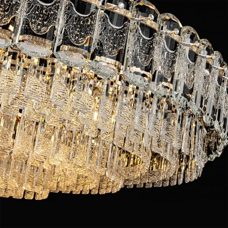 Подвесная люстра хрустальная Modelux ML.7092.1000 GD
