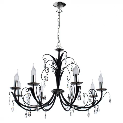Подвесная люстра Arte Lamp Romana A1742LM-8BK